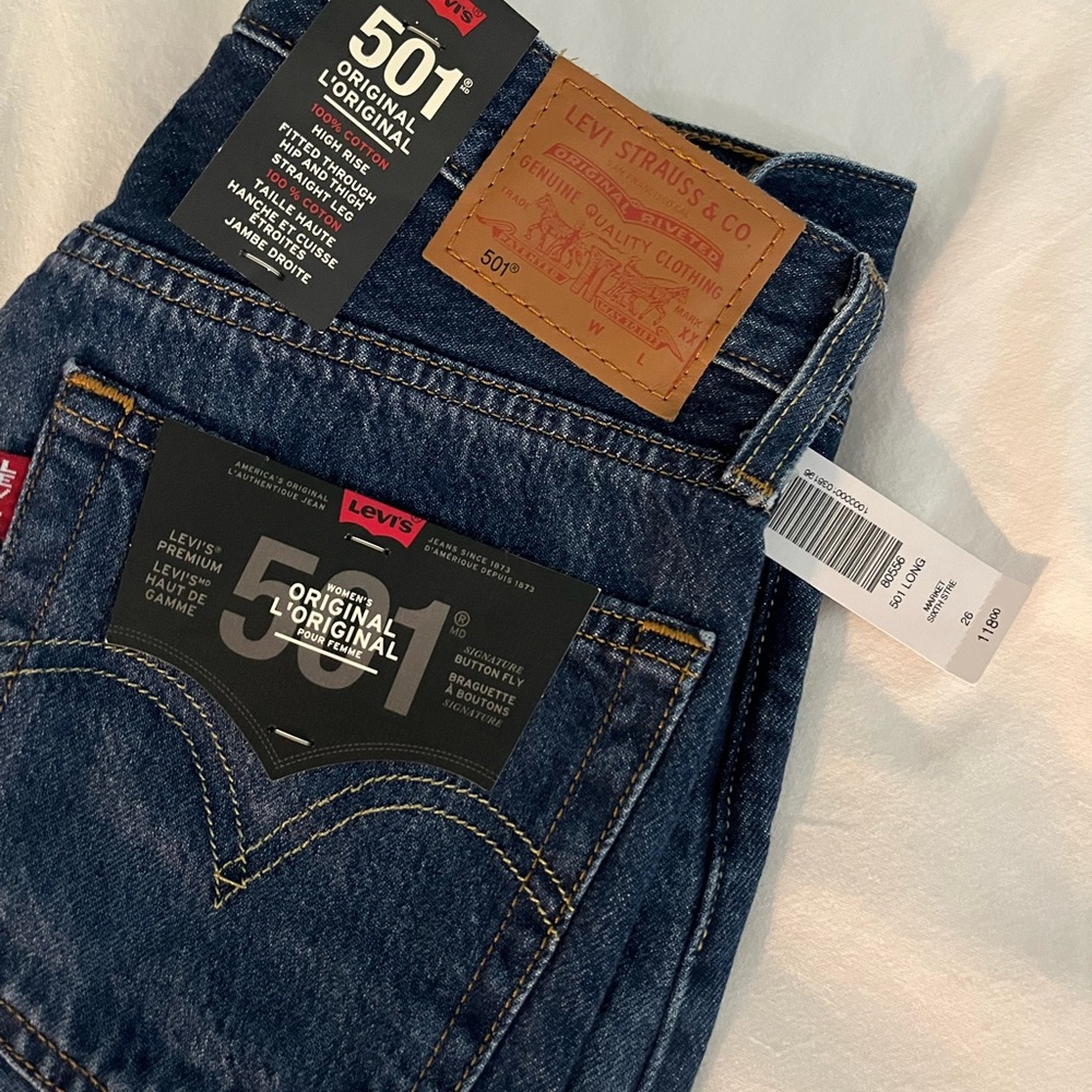 Levi’s 501 Long BNWT - Picture 6 of 8